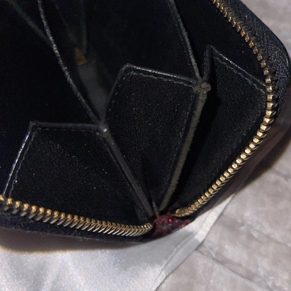 YSL Preloved card holder excellent condition color burgundy - Picture 8 of 12